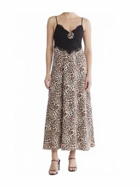 Wayf Leopard Print Maxi